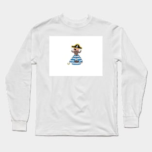 Pete the part-time pirate Long Sleeve T-Shirt